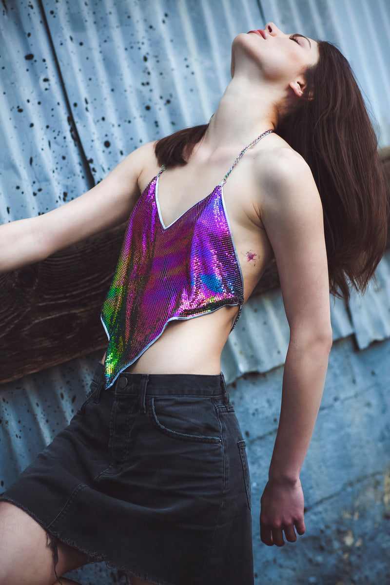 Cher Chainmail Top - Rainbow Top Perfect for Pride – Alchemy & Sorcery
